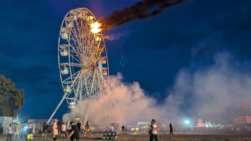 Ferris Wheel Fire at German Music Festival Injures Over 30, Including Police Officers