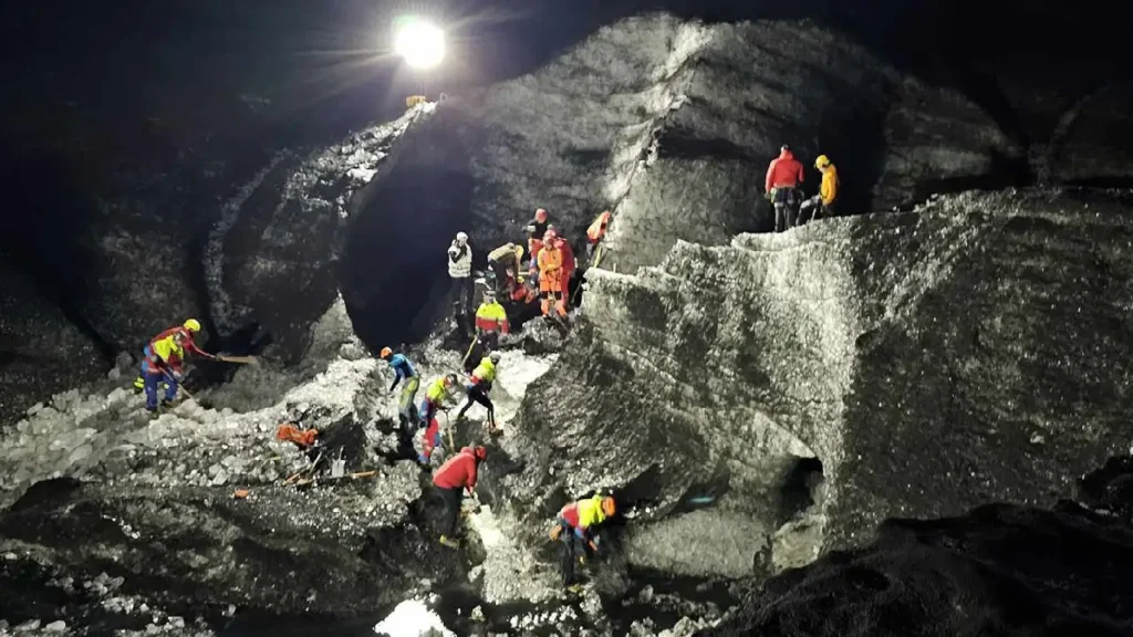 Ice Cave Collapse in Iceland One Dead, Two Missing After Glacier Accident