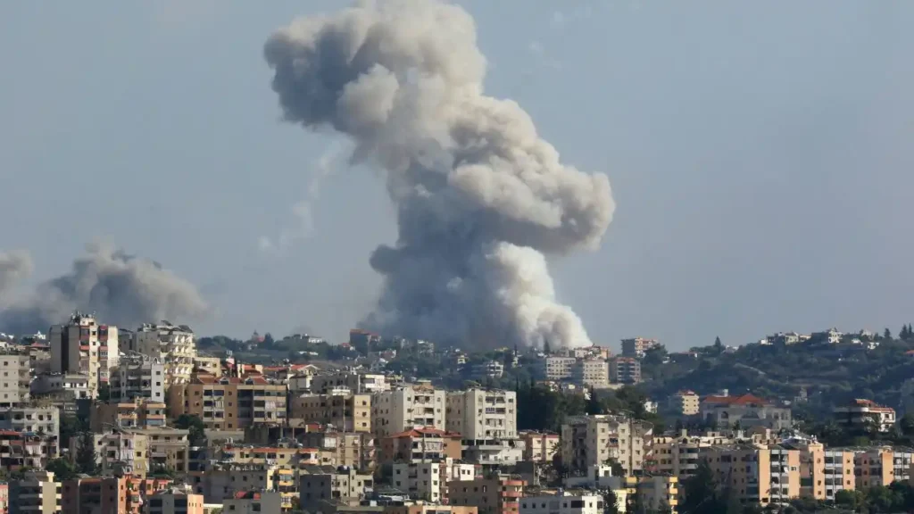 Israeli airstrikes on Hezbollah targets