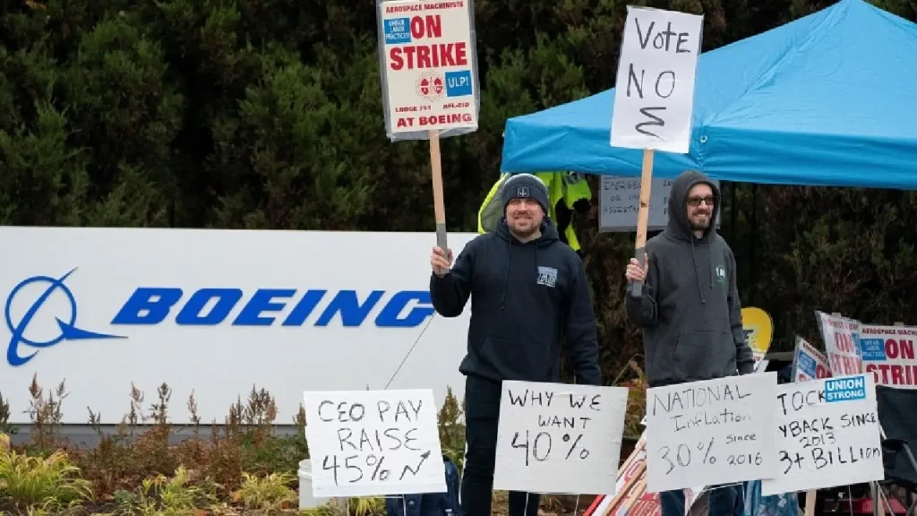 Boeing factory strike