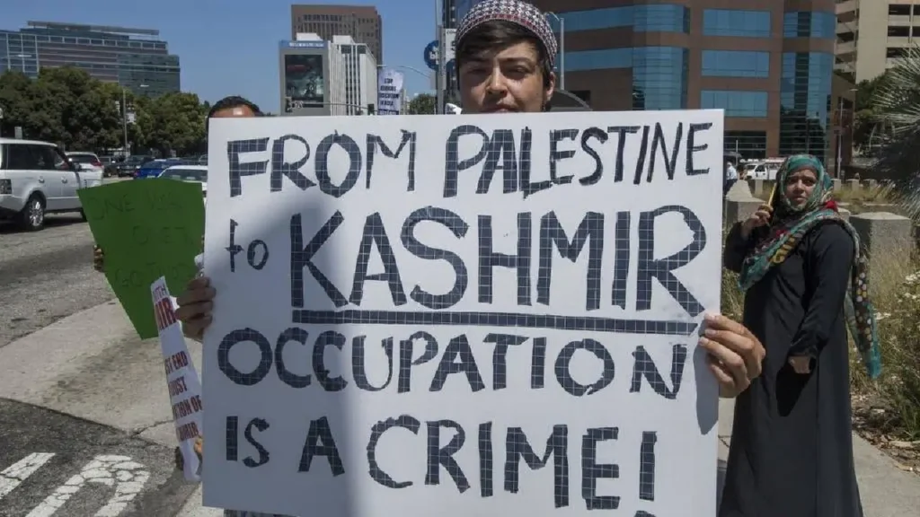 Palestine and Kashmir conflicts historical comparison