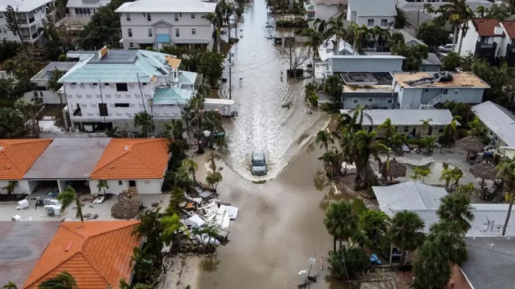 Hurricane Milton devastation in Florida