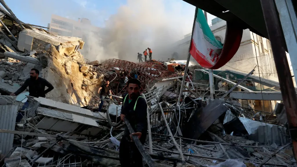 Explosions seen in Tehran after Israeli airstrikes on Iranian military bases.