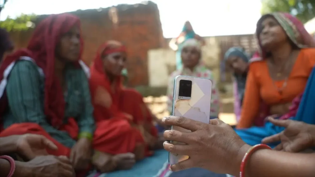 Vinay Singhal, founder of STAGE, on set in Haryana.