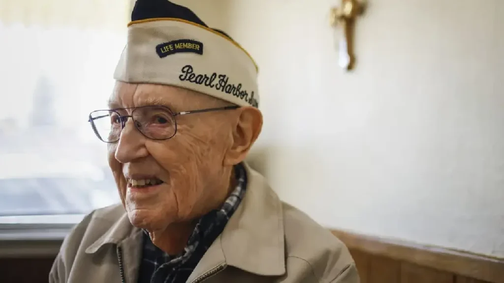 Warren Upton Pearl Harbor Survivor USS Utah Pearl Harbor Survivor Warren Upton 105 Years Old