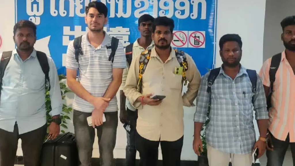 Indian Embassy rescue operation, 67 Indians rescued Laos, GTSEZ trafficking, human trafficking Laos, Indian nationals rescue, embassy support Laos, Golden Triangle Special Economic Zone