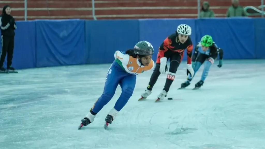 Pranav Surapaneni, Ice Skating Gold, ITBP Victory, Khelo India Winter Games, Ice Hockey, Stanzin Mingure, Telangana Medal Tally