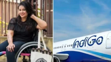 IndiGo Airlines, wheelchair-bound travel, Spinal Muscular Atrophy, Keya's journey, Monisha's praise, customer service, disability-friendly travel, IndiGo staff, compassionate travel experience