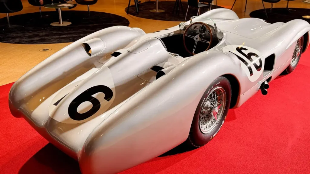 "1954 Mercedes-Benz W 196 R Stromlinienwagen, record-breaking F1 car, RM Sotheby's auction, expensive classic cars, historic Mercedes Grand Prix car"