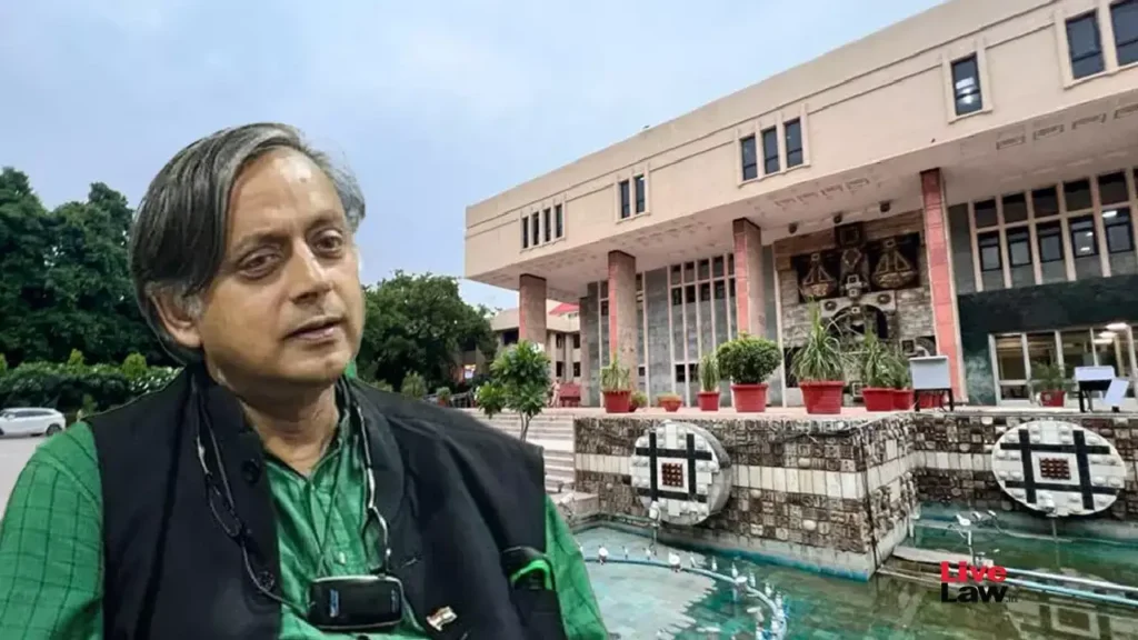 Delhi High Court summons Shashi Tharoor in defamation case Shashi Tharoor vs Rajeev Chandrasekhar legal battle BJP leader Rajeev Chandrasekhar files ₹10 crore defamation suit